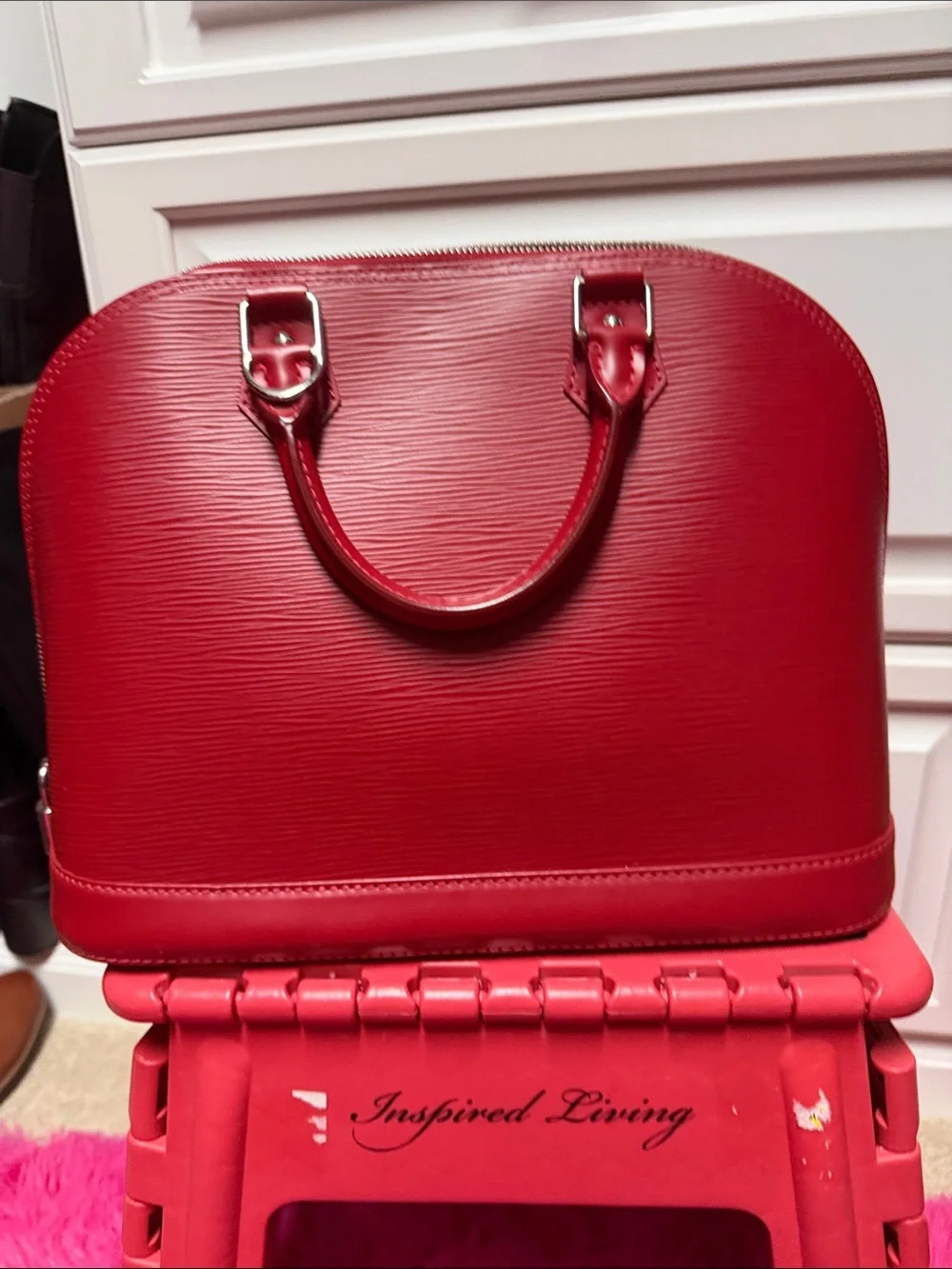 Louis Vuitton Alma Handbag Epi Leather PM